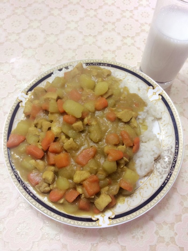 咖喱鸡肉饭的做法
