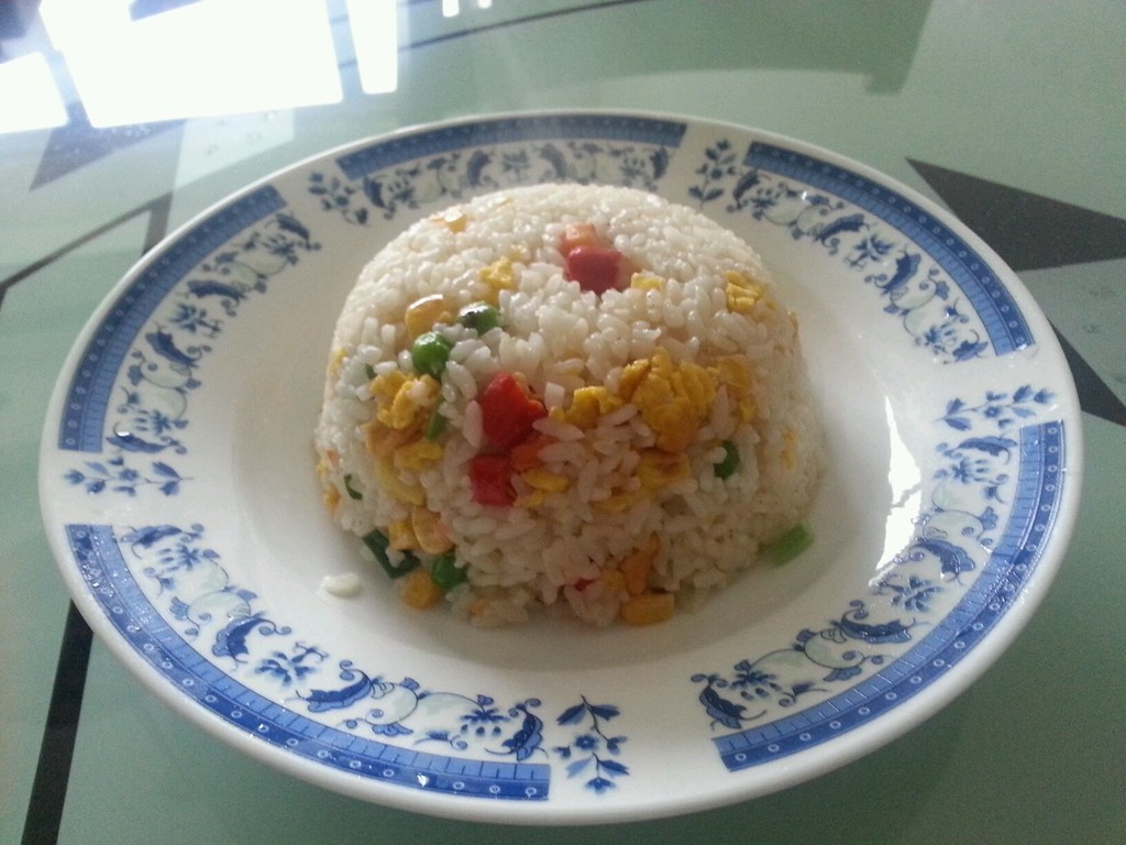 五彩炒饭