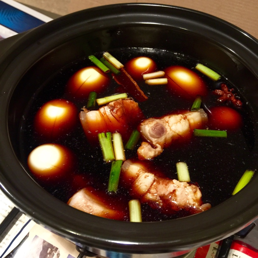 红烧肉烧蛋（猪八戒踢皮球）的做法图解5
