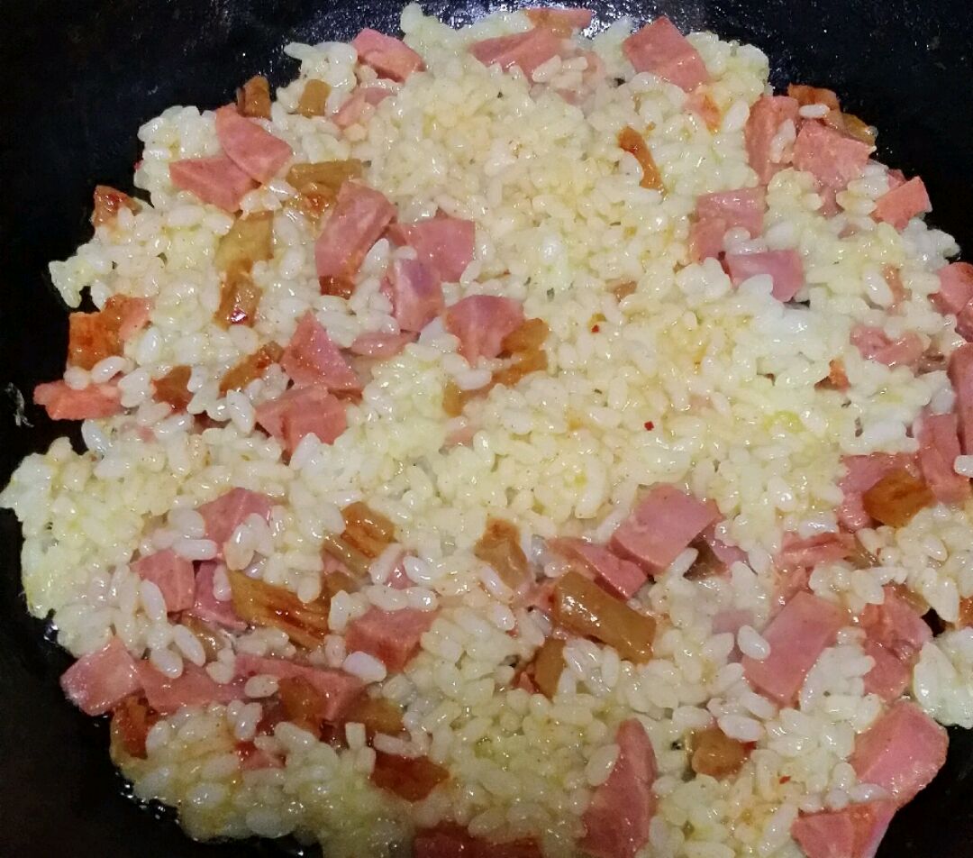 韩式米饭煎饼的做法图解2