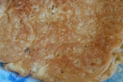 方便面鸡蛋饼  黑暗料理
