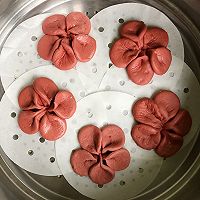 桃花馒头的做法图解6