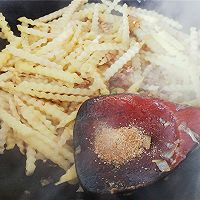 孜然肉末狼牙土豆的做法图解8