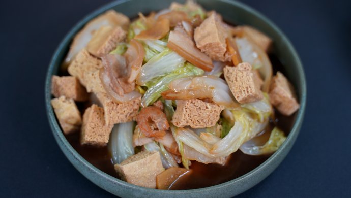 白菜炖冻豆腐