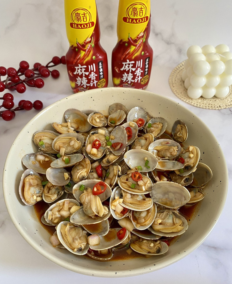 麻辣川香汁凉拌花甲的做法