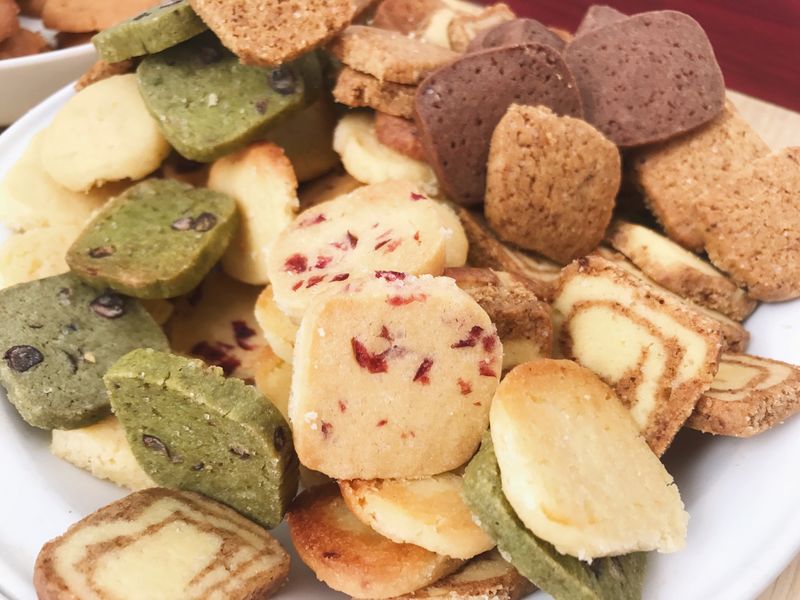 A variety of cookies