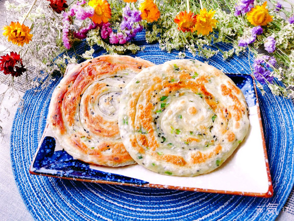 黑芝麻葱油饼