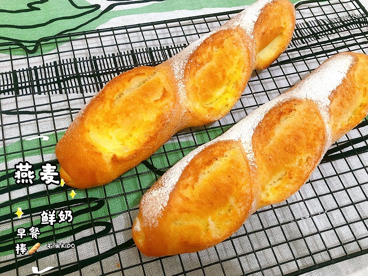 燕麦鲜奶早餐棒的做法