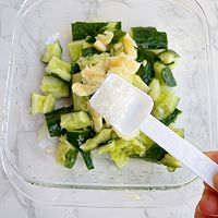 #刘畊宏女孩减脂饮食#低脂低卡‼️糖醋黄瓜的做法图解4
