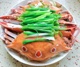 蒜蓉粉丝蒸螃蟹的做法
