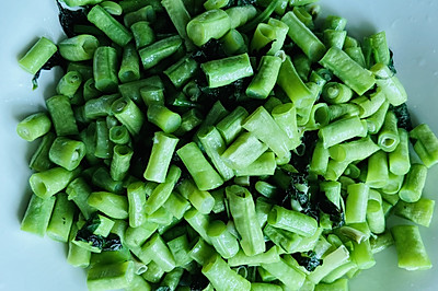 快手白粥小菜紫苏豆角