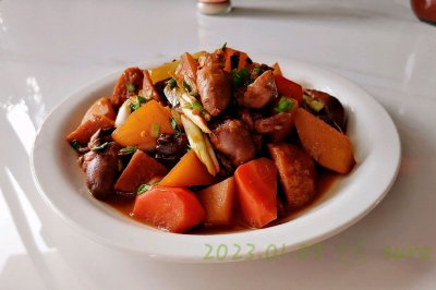 蒜香鸡肉酱土豆