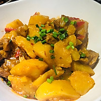 土豆牛腩的做法图解6