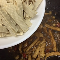 肉炒豆腐皮的做法图解8