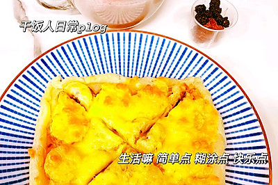 省时快捷的香蕉披萨饼