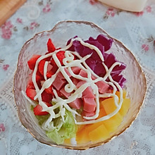 #321沙拉日#水果蔬菜沙拉，健康减肥快乐享瘦