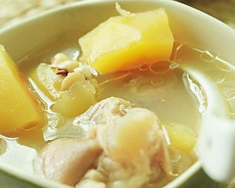 木瓜眉豆猪蹄汤