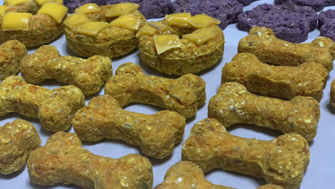 狗狗零食南瓜+南瓜籽鸡肉饼干