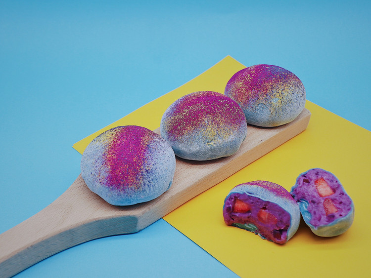 糯唧唧星空紫薯雪媚娘的做法