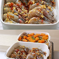 低卡家常菜—— 粉丝蒸虾+海带山药汤+南瓜口蘑糙米焖饭的做法图解7