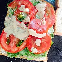减脂餐-自制三明治#丘比沙拉汁#的做法图解6