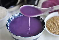 紫薯燕麦糊的做法