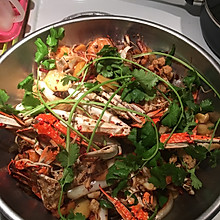 干锅虾蟹