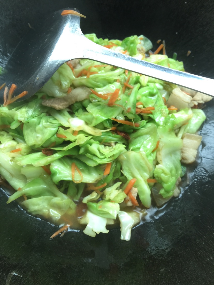 手撕包菜的做法图解5