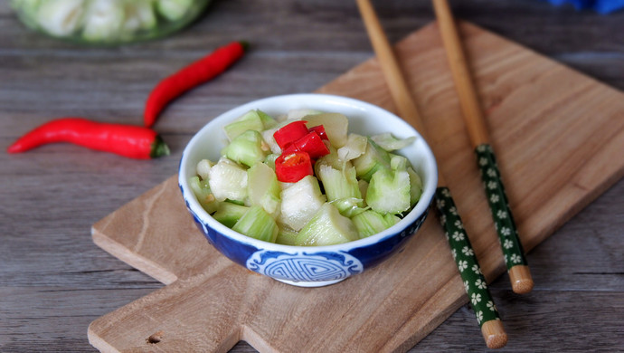 腌渍西兰花根