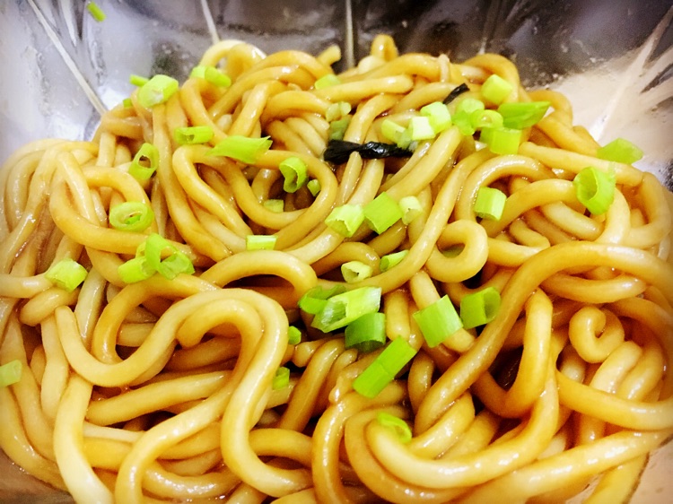 葱油拌面的做法图解4