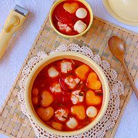 鲜逢三味番茄鱼丸浓汤的做法图解13