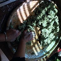 艾草团子 没有加什么青粉噢的做法图解6