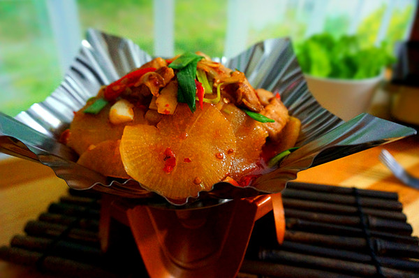 干锅萝卜---秋季开胃进补