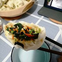 菠菜胡萝卜木耳鸡蛋素饺子的做法图解6