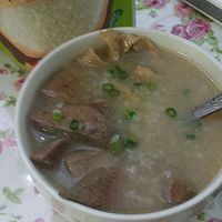 #饭来了show#宝宝辅食~猪肝瘦肉粥的做法图解7