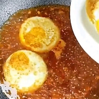 茄汁烧鸡蛋的做法图解4