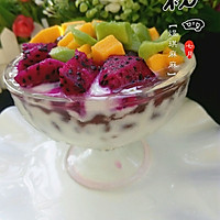 蜜红豆酸奶水果盅的做法图解12