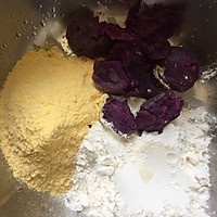 紫薯玉米窝窝头的做法图解4