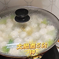 豆腐煮圆子的做法图解4
