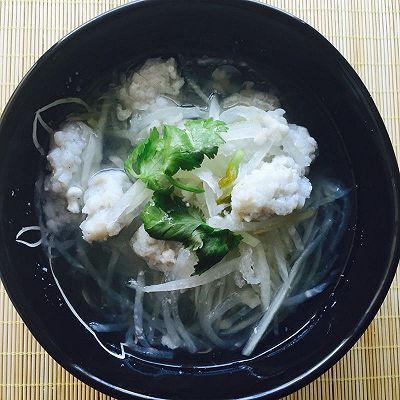 白萝卜银鱼丸（独家）