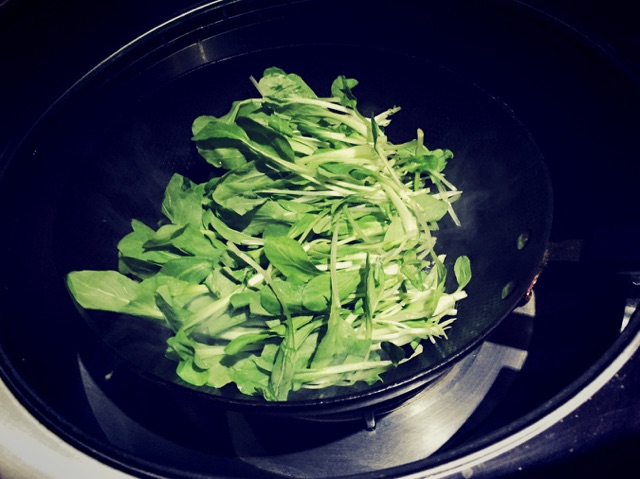 素炒鸡毛菜的做法图解3