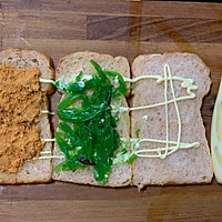#丘比三明治#营养早餐肉松三明治的做法图解4