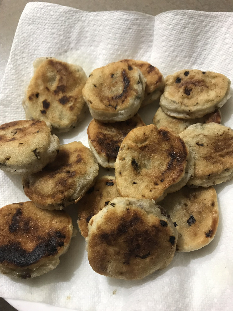 咸香糯米饼的做法