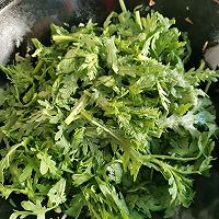 家常蒜蓉炒茼蒿的做法图解8