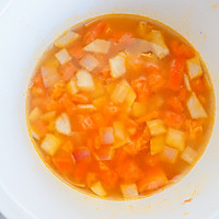 番茄牛腩盖饭·辅食的做法图解7