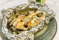 #奈特兰草饲营养美味#不需烤箱.锡纸包煮黄油菌菇三文鱼的做法