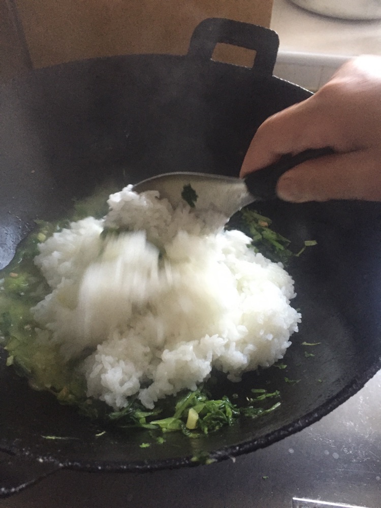 虾丸菜粥的做法图解10