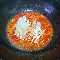 番茄金针龙利鱼#硬核菜谱制作人#的做法图解7