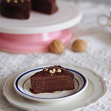 #健康甜蜜烘焙料理#千层巧克力蛋糕