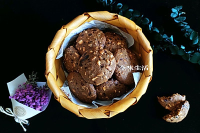 一口酥脆——红糖果仁饼干